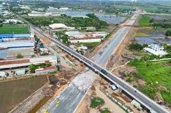 [Ảnh] V&agrave;nh đai 3 hướng t&acirc;y Th&agrave;nh phố Hồ Ch&iacute; Minh: Tuyến ch&iacute;nh qua Củ Chi dần lộ diện
