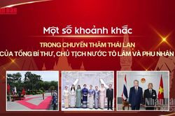 [Video] Một số khoảnh khắc trong chuyến thăm Thái lan của Tổng Bí thư, Chủ tịch nước Tô Lâm và Phu nhân