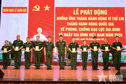 Đoàn Nghi lễ Quân đội đẩy mạnh công tác chăm sóc, bảo vệ trẻ em