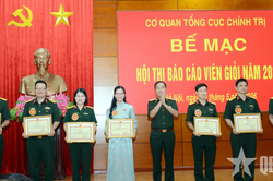 Hội thi Báo cáo viên giỏi Cơ quan Tổng cục Chính trị năm 2026 thành công tốt đẹp