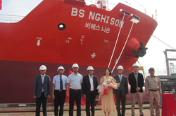 Bàn giao tàu dầu/hóa chất trọng tải 13.000 tấn