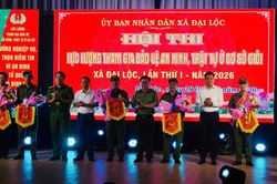 Sôi nổi Hội thi lực lượng tham gia bảo vệ an ninh trật tự ở cơ sở giỏi