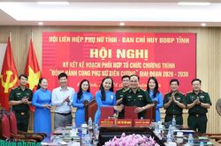 Hà Tĩnh: Ký kết chương trình 'Đồng hành cùng phụ nữ biên cương' giai đoạn 2026-2030