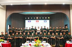 Giao lưu sĩ quan trẻ Quân đội 3 nước Việt Nam - Lào - Campuchia