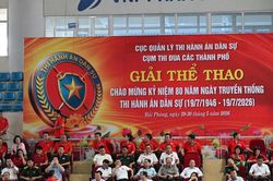 Sôi nổi Giải thể thao Cụm thi đua các thành phố chào mừng 80 năm Ngày Truyền thống THADS