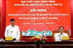 Tỉnh ủy Lâm Đồng đã thực hiện tốt chủ trương của Trung ương