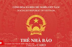 Thẻ nhà báo mới tích hợp mã QR nhận diện dữ liệu thời gian thực