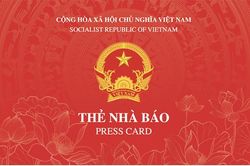 Bộ Văn hóa, Thể thao và Du lịch công bố mẫu thẻ nhà báo kỳ hạn 2026 - 2030