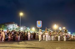 Ngập tràn sắc màu trong đêm quân nhạc đặc biệt tại Quảng trường Lam Sơn