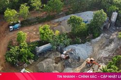 Khẩn trương tháo dỡ trạm trộn bê tông không phép tại Đức Thọ trước 30/5