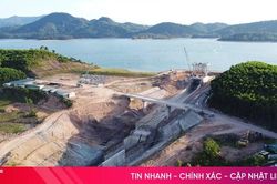 'Đua' tiến độ trên các công trình phòng chống thiên tai