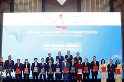 Tổng Bí thư, Chủ tịch nước Tô Lâm dự Diễn đàn Kết nối công nghệ Việt Nam-Singapore