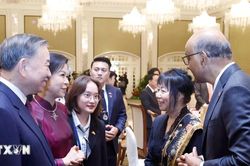 Tổng thống Singapore và Phu nhân chủ trì tiệc chiêu đãi Tổng Bí thư, Chủ tịch nước Tô Lâm và Phu nhân