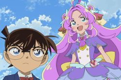 Conan bắt tay Precure phá án dịp kỷ niệm 30 năm