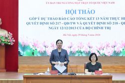 Nghi&ecirc;n cứu ho&agrave;n thiện cơ chế gi&aacute;m s&aacute;t, phản biện x&atilde; hội của Mặt trận