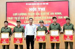 Tân Hội tổ chức Hội thi Lực lượng tham gia bảo vệ an ninh, trật tự ở cơ sở giỏi