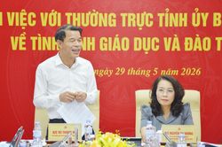 Ban Tuyên giáo và Dân vận Trung ương khảo sát công tác giáo dục, đào tạo nghề tại Bắc Ninh