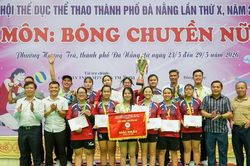 Tiên Phước vô địch Giải bóng chuyền nữ thành phố Đà Nẵng