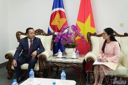 Bí thư Tỉnh ủy Trần Tiến Dũng gặp gỡ, trao đổi với Tổng Lãnh sự quán Việt Nam tại Côn Minh