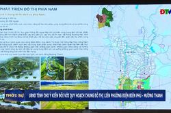 UBND tỉnh cho ý kiến đối với quy hoạch chung đô thị liên phường Điện Biên Phủ - Mường Thanh