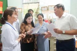 Đoàn công tác của Bộ Y tế khảo sát thực tế tại phường Trảng Dài