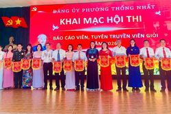 Phường Thống Nhất khai mạc Hội thi b&aacute;o c&aacute;o vi&ecirc;n, tuy&ecirc;n truyền vi&ecirc;n giỏi năm 2026
