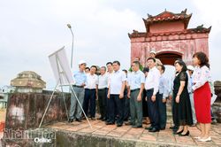 Bí thư Tỉnh ủy Trần Phong kiểm tra tiến độ triển khai 2 dự án trên địa bàn xã Diên Khánh