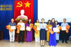 Đảng ủy xã Ninh Phước tổng kết Hội thi Báo cáo viên, tuyên truyền viên giỏi năm 2026