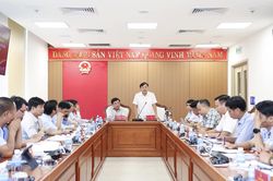 Khẩn trương bàn giao mặt bằng Dự án Hệ thống dẫn nước hồ Sông Chò 1