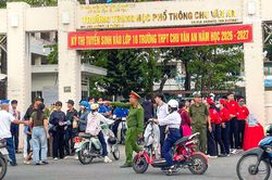 Công an tỉnh Khánh Hòa đảm bảo an ninh, an toàn kỳ thi tuyển sinh vào lớp 10