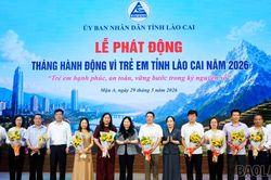 Lào Cai phát động Tháng hành động vì trẻ em năm 2026