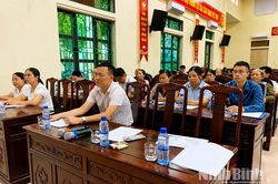 Tập huấn về dịch c&uacute;m gia cầm tại x&atilde; Thanh Sơn