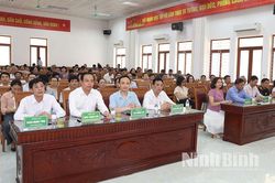 Phường Tây Hoa Lư sơ kết một năm vận hành bộ máy của hệ thống chính trị và chính quyền địa phương 2 cấp