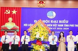 Đại hội đại biểu Hội LHTN Việt Nam tỉnh Phú Thọ lần thứ I thành công tốt đẹp