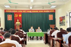 Kiểm tra công tác bàn giao mặt bằng thuộc dự án Khu bến cảng Mỹ Thủy