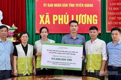 Tổ chức GNI hỗ trợ 513 triệu đồng khắc phục hậu quả thiên tai tại xã Phú Lương