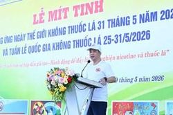 Chung tay xây dựng môi trường sống không khói thuốc