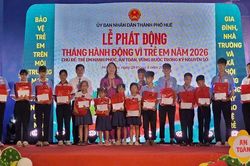 Phát động Tháng hành động vì trẻ em