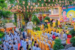 Chùa Báo Ân (P.Tân Sơn Nhất, TP.HCM) trang nghiêm tổ chức Đại lễ Phật đản Phật lịch 2570
