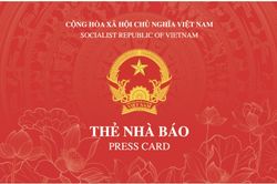Bộ Văn hóa, Thể thao và Du lịch ban hành quy định về mẫu Thẻ nhà báo mới