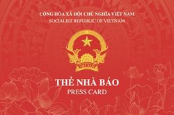 Thẻ nhà báo mới tích hợp mã QR xác thực thông tin theo thời gian thực