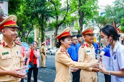 CSGT Hà Nội triển khai đồng bộ các giải pháp bảo đảm an toàn kỳ thi tuyển sinh vào lớp 10 và tốt nghiệp THPT