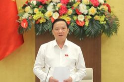 Ph&oacute; Chủ tịch Quốc hội Nguyễn Khắc Định chủ tr&igrave; cuộc họp về thực hiện Chương tr&igrave;nh lập ph&aacute;p năm 2026