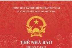 Bộ Văn hóa, Thể thao và Du lịch ban hành mẫu thẻ nhà báo mới