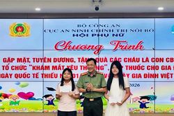 Cục An ninh chính trị nội bộ mang niềm vui 1/6 đến con em chiến sỹ