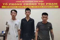 Bắt giữ 3 đối tượng dùng hung khí truy sát một thanh niên