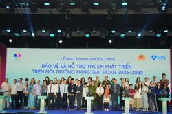 Phát động chương trình quốc gia bảo vệ trẻ em trên môi trường mạng giai đoạn 2026 - 2030