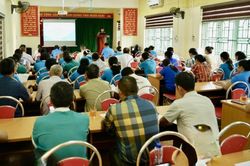 Bồi dưỡng chuy&ecirc;n đề v&agrave; cập nhật kiến thức BHXH, BHYT ở cơ sở tại phường N&ugrave;ng Tr&iacute; Cao