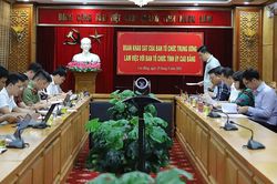 Ban Tổ chức Trung ương làm việc với Ban Tổ chức Tỉnh ủy về công tác cán bộ và bảo vệ chính trị nội bộ