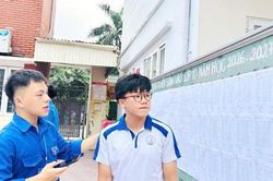 414 thí sinh làm thủ tục dự thi vào lớp 10 THPT công lập tại phường Kiến Hưng